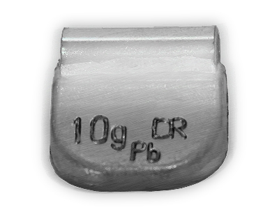 Грузик балансировочный для стальных дисков 10 г (100 шт.)
